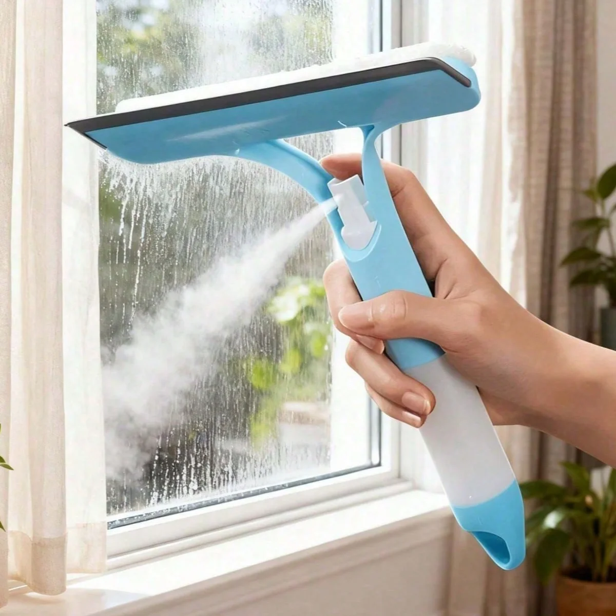 Uni 3-In-1 Double-Sided Cleaning Spray (With Sprayer), Multi-Color Options, Strong Degreasing Formula, Suitable For Home Cleaning/Kitchen Degreasing/Bathroom Descaling/Dorm Disinfection, Multi-Purpose Cleaner/Effective , Ideal For Mother's Day