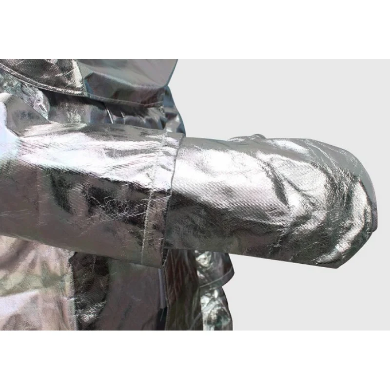 High Quality 500 Degree Thermal Radiation Heat Resistant Aluminized Suit Fireproof Clothes firefighter uniform