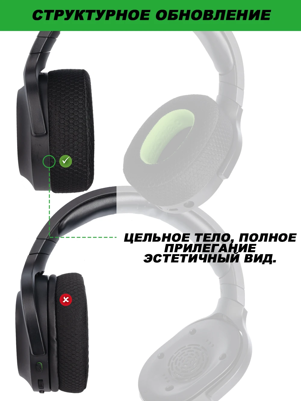 Earpads For BEHRINGER BH 470 replacement Compatible version Earmuffs Mesh Memory Covers Sponge Protein