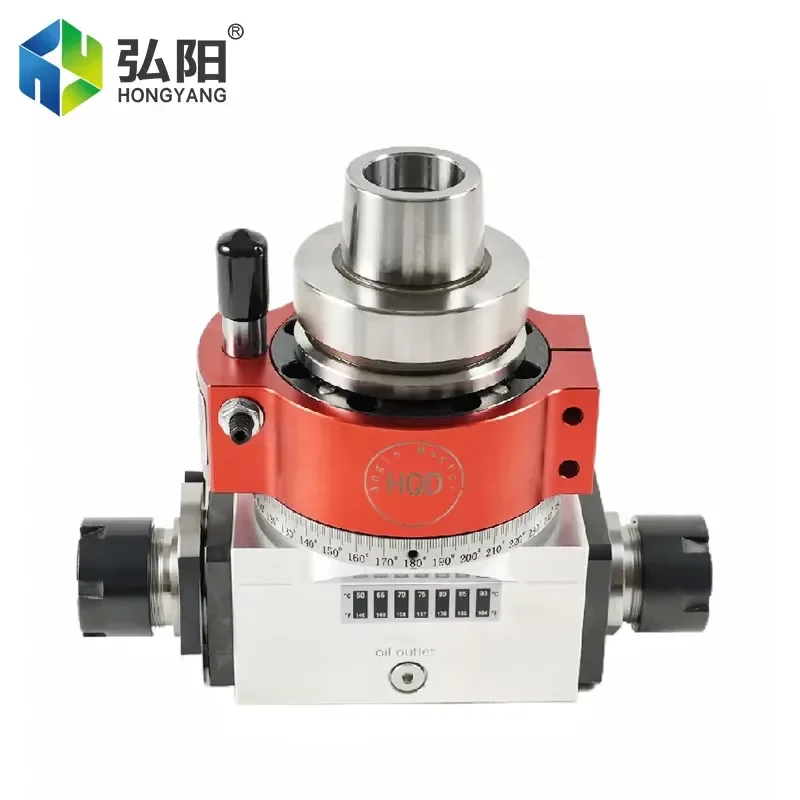 HQD single side band saw band saw head HSK63F saw head numerical control angle head, woodworking cutting high precision angle