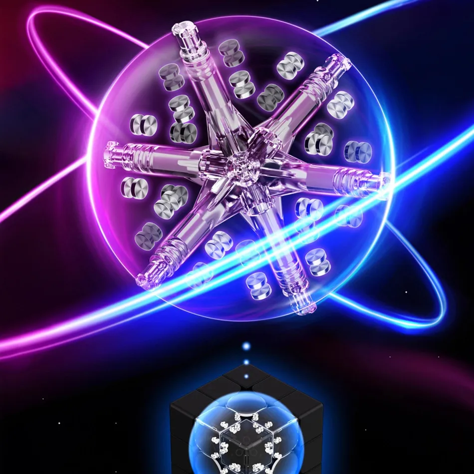 GAN16 Maglev Max UV Magic Cube Gan 16 3x3x3 Speed Magnetic Flagship Cube Profesjonalna Kostka Układanka Cubo Magico Zabawka Prezent Dla Dzieci