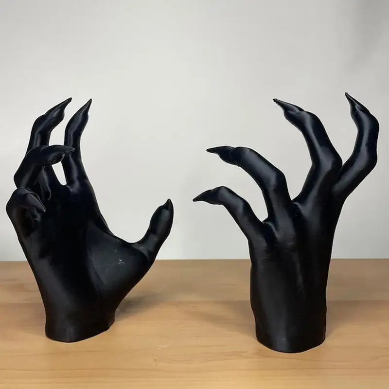 Devils Goat Baphomet Statue Resin Baphomet Head and Hands Statue Gothic Satanic Goat Ornament Religious Sculpture Ornament