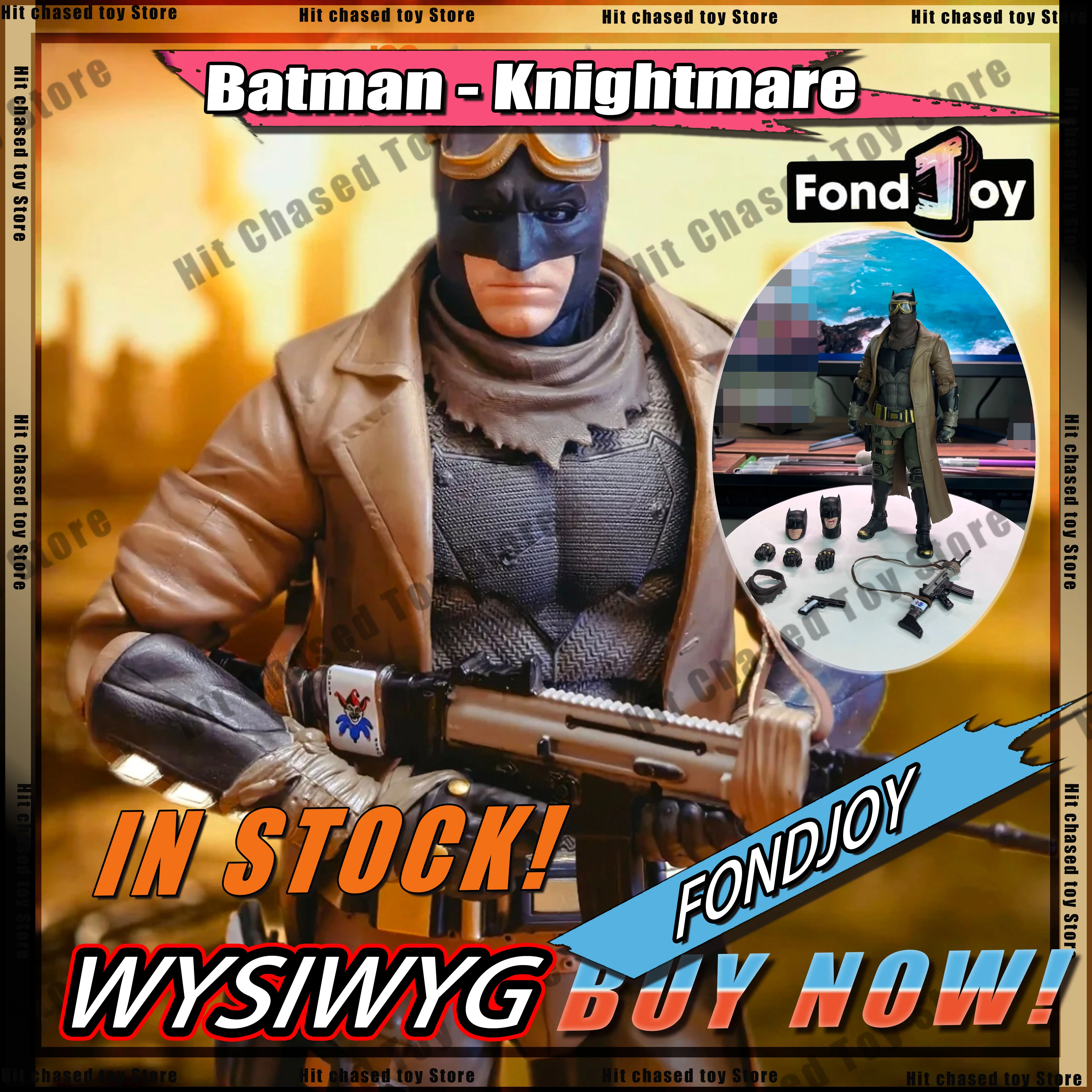

В НАЛИЧИИ FondJoy 1/9 Рыцарь Бэтмен фигурку Dawn of Justice Batman фигурка оригинальная модель статуя игрушки подарок
