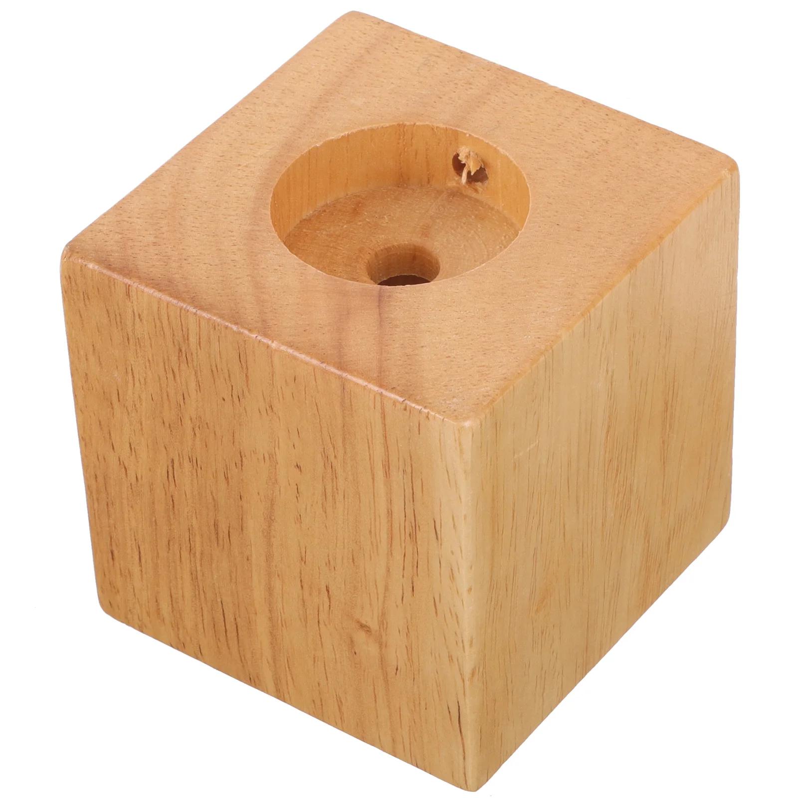 Base de mesa de madera, soporte de lámpara pequeño E27 para lámpara de escritorio artesanal, Base redonda de madera, decoración para el hogar y el dormitorio, 1 Uds.