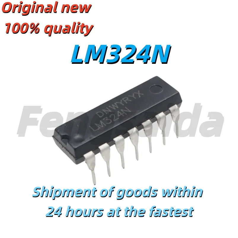 10-50Pcs 새로운 오리지널 LM324N LM324 DIP-14 4개의 연산 증폭기 칩 재고 있음 도매