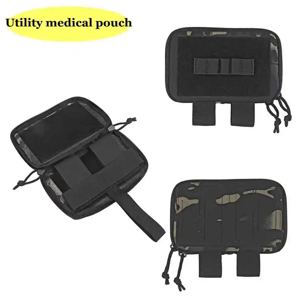 Outdoor Purse Emergency Supplies Medical First Aid Kit Bag Utility Pouch for Home Workplace Camping Travel Hunting