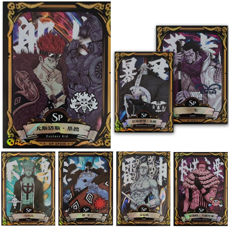 

Аниме кабаго цельный Jinbe Marco Charlotte Katakuri Eustass Kid Dracule Mihawk Sp Card Новая коллекция подарок на день рождения для мальчиков