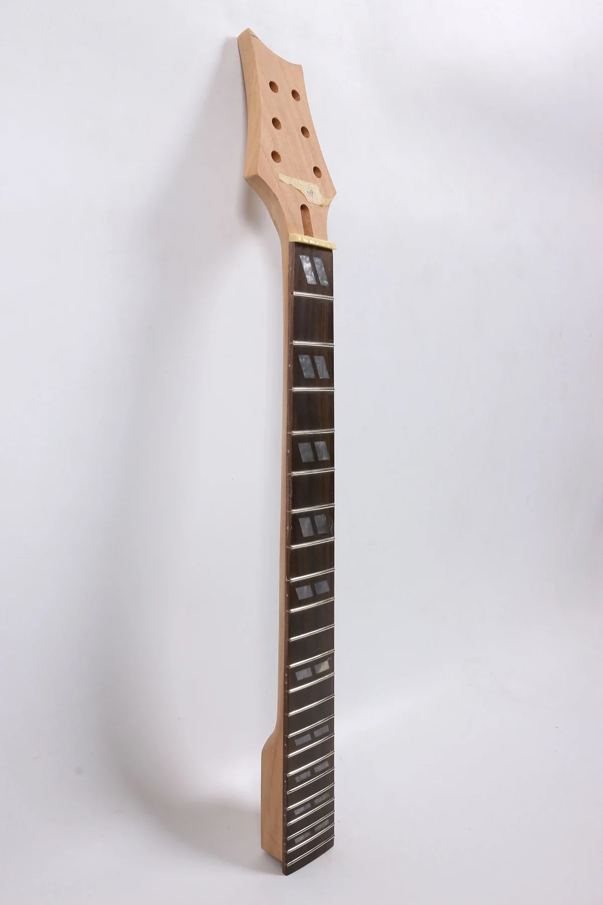 Diy Guitar NECK 22 Fret 24.75 Inch MAHOGANY INLAY Rosewood Fretboard