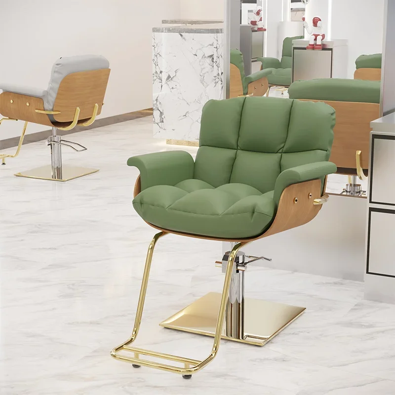 Chairs Room Vanity Chair Aesthetic Owl Backrest Salon Mirror Hair Beauty Auxiliary Barber Silla De Barberia Armchair Reclining