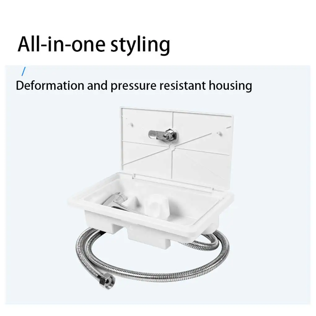

Shower RV External Camper Motorhome Box Camper Lock Accessories Rotary Marine Boat Kit Hot Switch Water