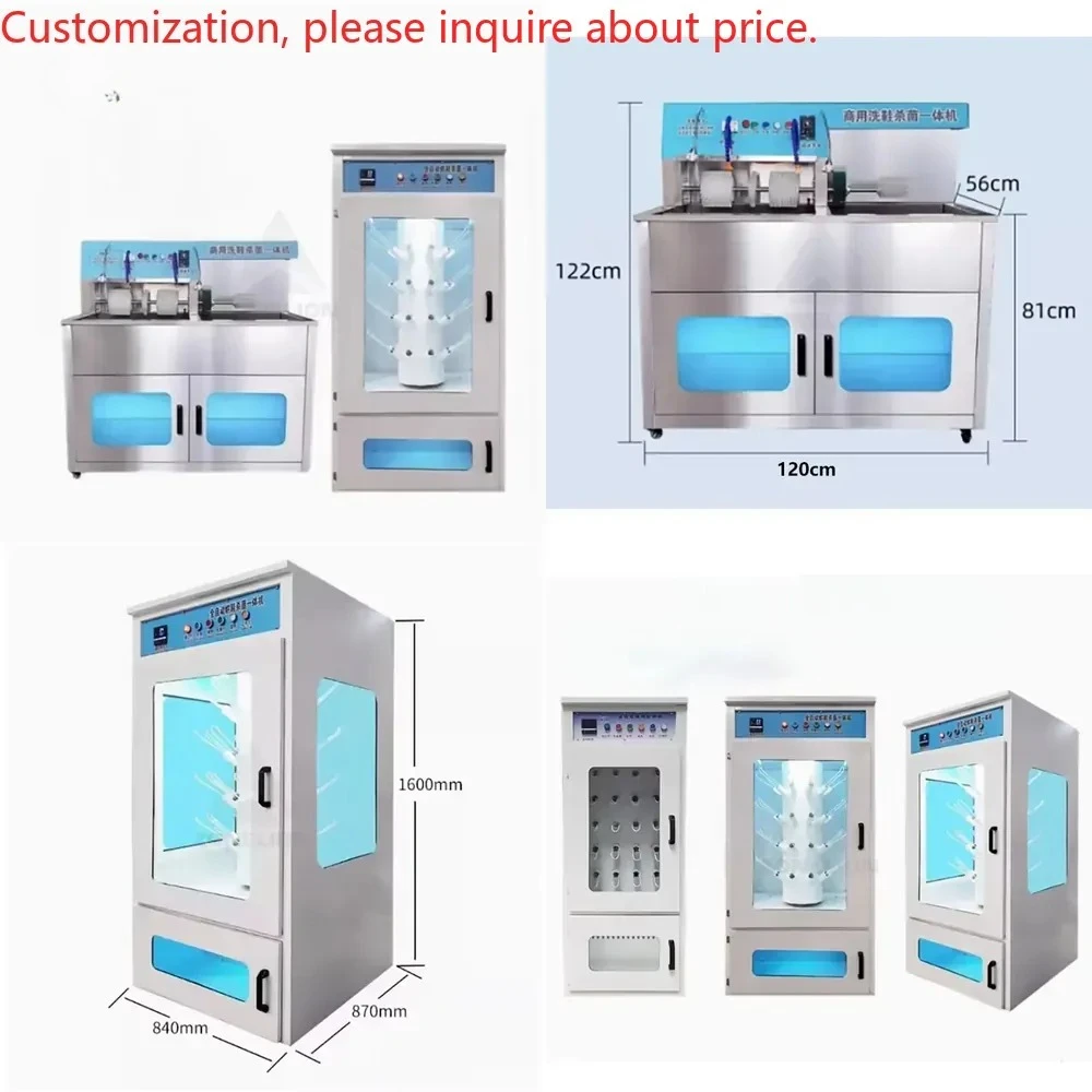 Hot saleCommercial Shoe Washing Machine Stainless Steel Tennis Shoes Cleaning Washing Machine for Shoe Washer and Dryer