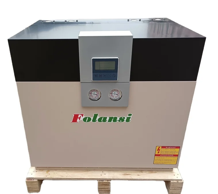 

folansi 28kw geothermal source heat pump heating cooling hot water water to water ground source heat pumps