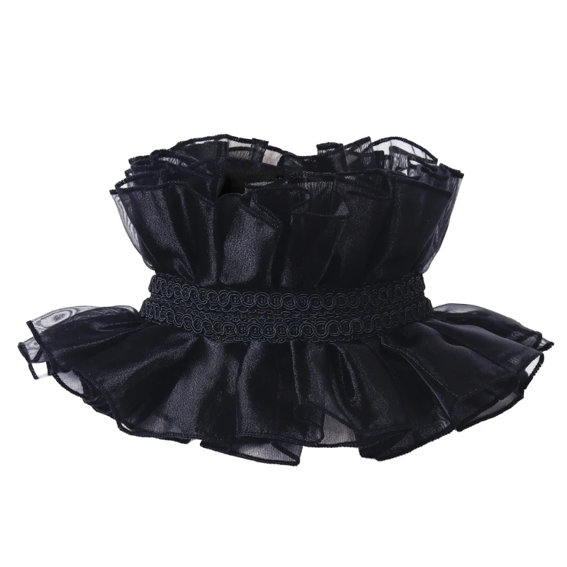 x5xa-elizabethan-collar-ruffle-lace-collar-decorative-shawl-wrap-evening-dress-props