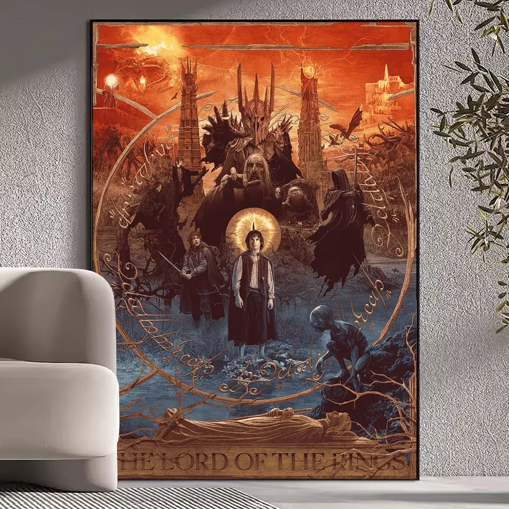 The Lords of the R-Rings Movie Poster Prints Wall Pictures Living Room Home Decoration