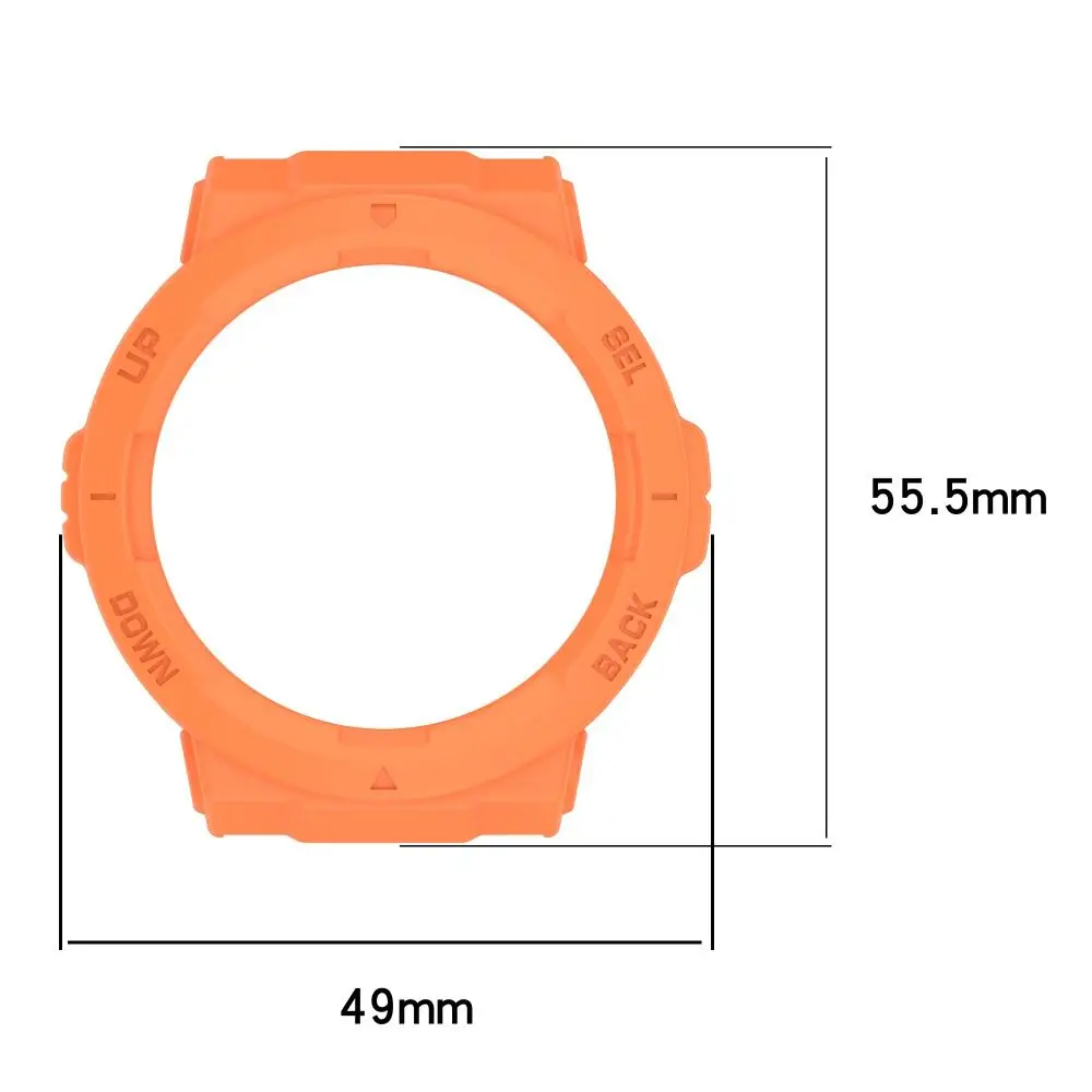 Zachte TPU Case Cover Voor Amazfit Actieve Rand Beschermende Shell Frame Bumper Smart Watch Protector Case Accessoires