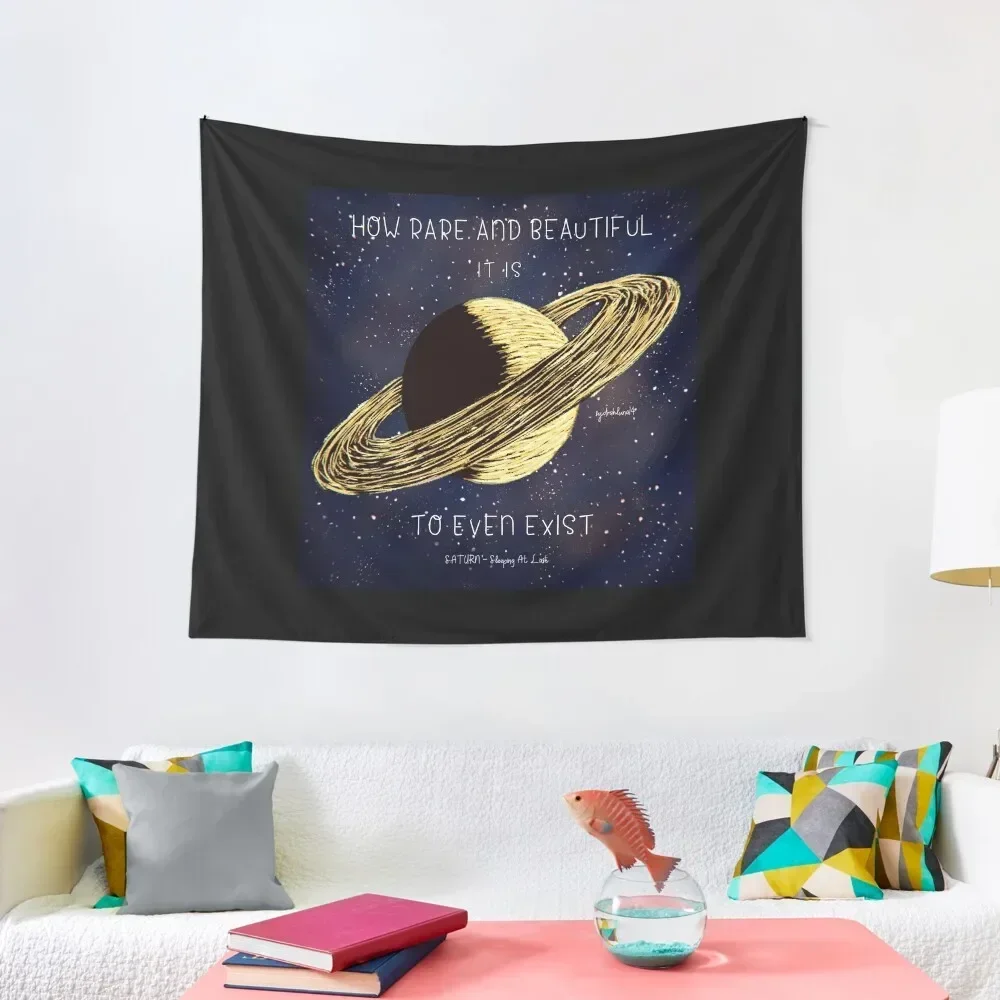 Saturn - Sleeping At Last Tapestry Wallpapers Home Decor Room Decorations Tapestry