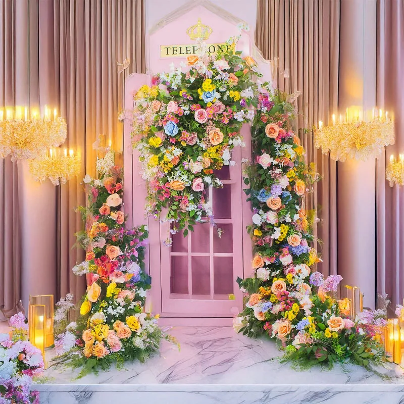 

Monet Style Series Flower Balls Wedding Decoration Road Leading Flower Activities Background Decoration Flower Arrangement