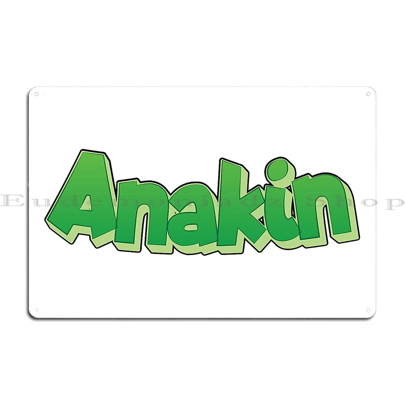 Anakin Metal Sign Cinema Printed Decoration Cinema Classic Tin Sign Poster