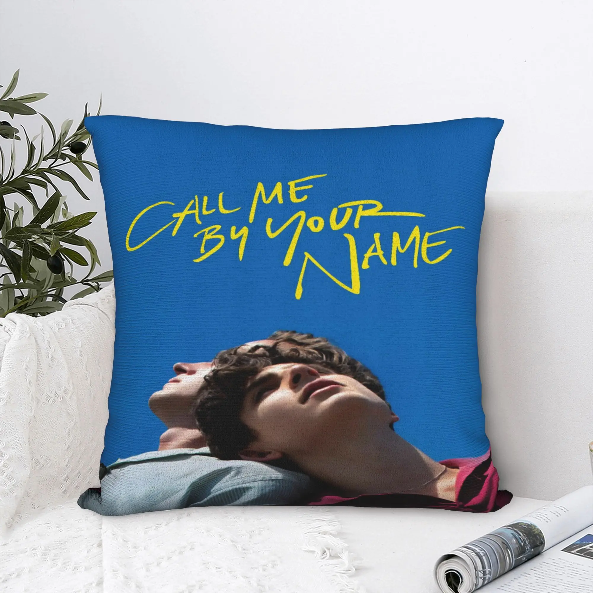 Call Me by Your Name Pillowcases Merch Printing Cushion Cover  Pillow Covers Home Decoration Zipper Multi Size