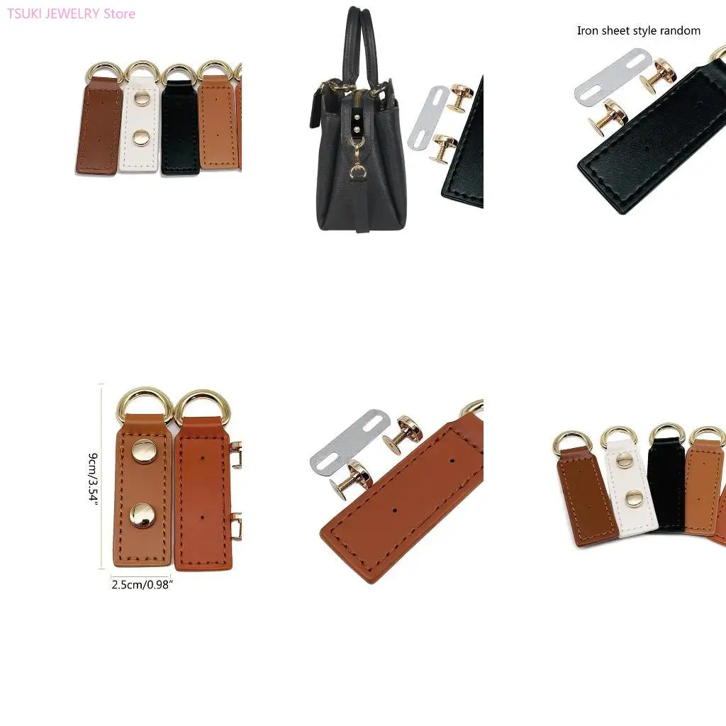 

62KE D Rings D-Shape Buckle Clips for Webbing Strap Ties Dog Collars Belts Hook Keychains Multi-Purpose Loop Clasp Buckles