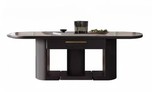 

Автоматический бытовой обеденный стол для маджонга, обеденный стол двойного назначения, встроенная современная легкая роскошная каменная тарелка