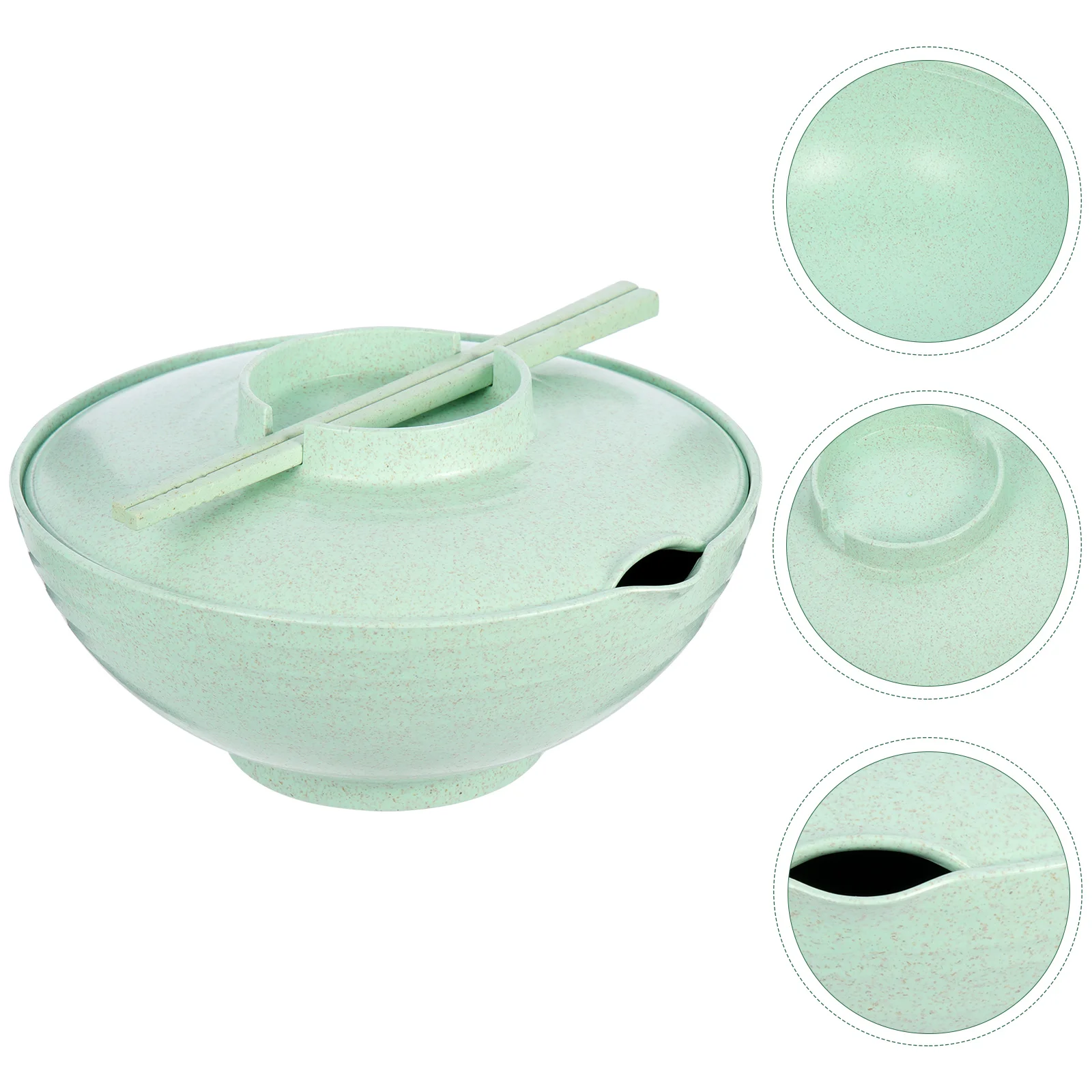 

1 Set Japanese Ramen Bowl Sturdy Thick Microwave Safe Decorative Soup Noodle Bowl Large Multi Function Kitchen Food Container