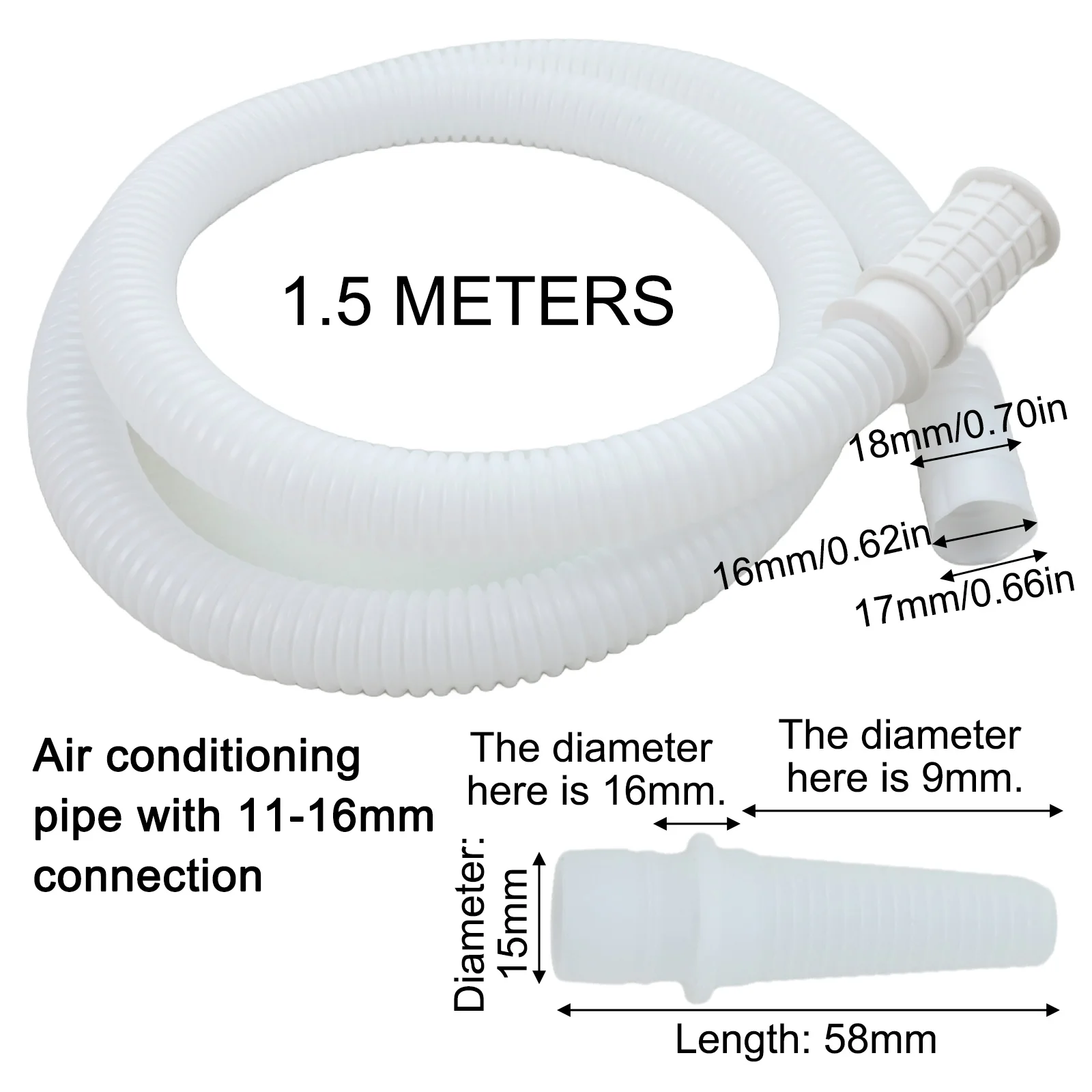 For Dehumidifier Dehumidifier Hose Air Conditioner Drain Hose Air Conditioner Setup Versatile Drainage Pipe For Ac Drainage Pipe
