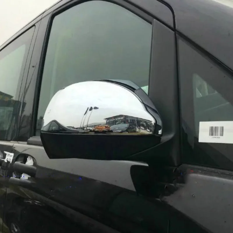 For Mercedes Benz Vito W447 2016-2022 ABS Carbon Fiber Exterior Rearview Mirror Cover door side Wing Mirror Covers Caps