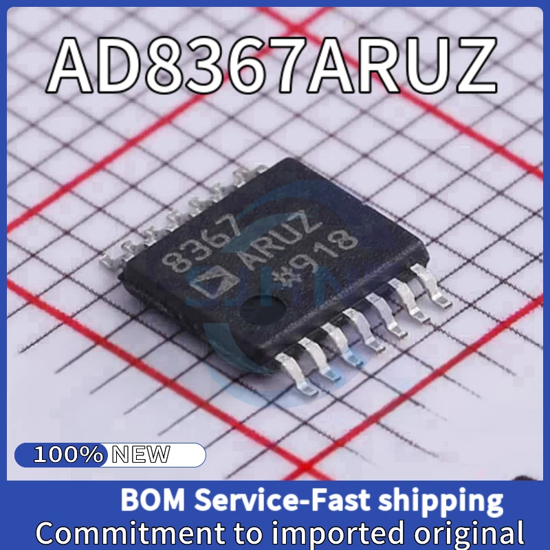 1PCS/lot New original AD8367ARUZ-RL7 8367ARUZ TSSOP-14 Variable Gain Amplifier Chip