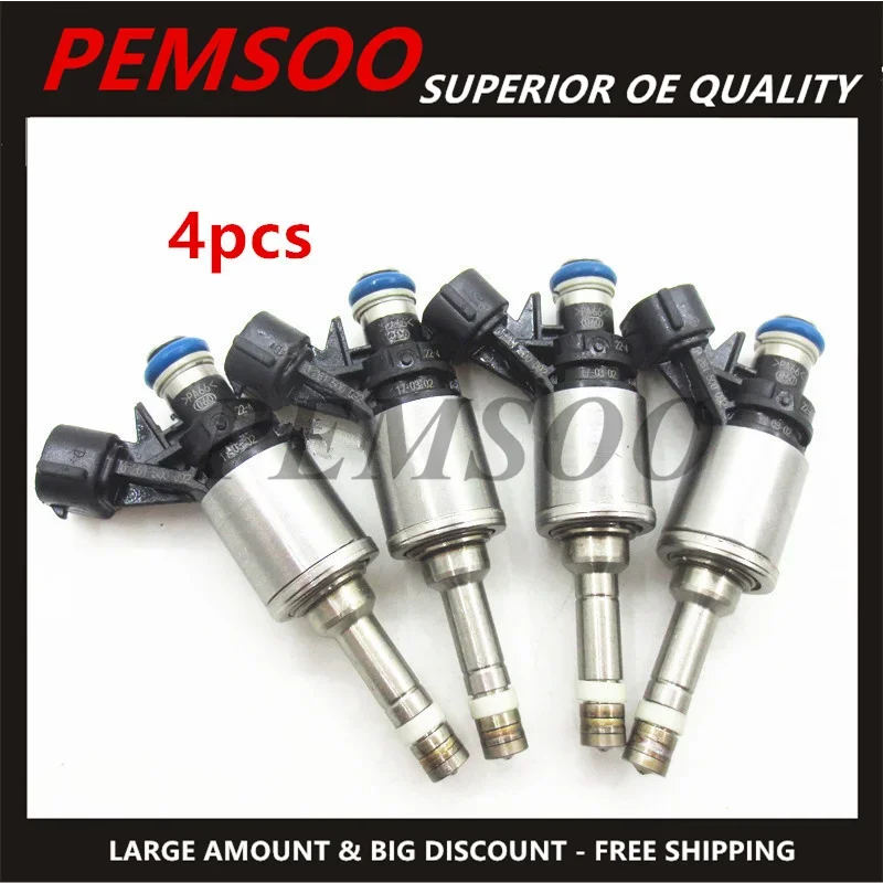 4PCS Fuel Injector 16600-1VA0A Fits For Nissan- Rogue Sport MR20DD 4 Cyl 2.0L 16600-1VA0A 1pcs 4pcs 166001VA0A