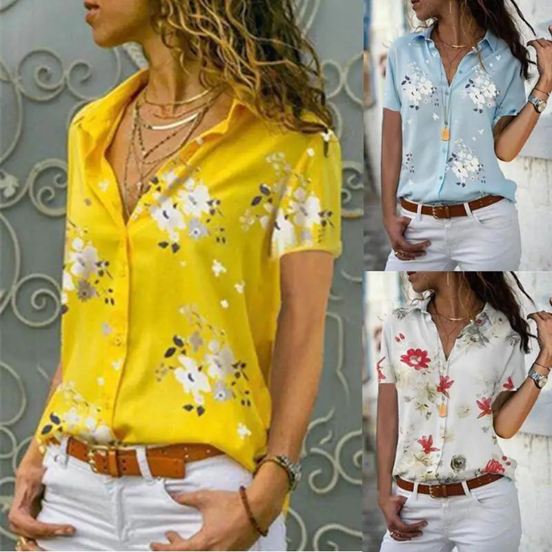 

Женский топ ort Sve с принтом irt и воротником для поездок на работу, смесь хлопка из полиэстера, легкий уход, весенний сезон Faion