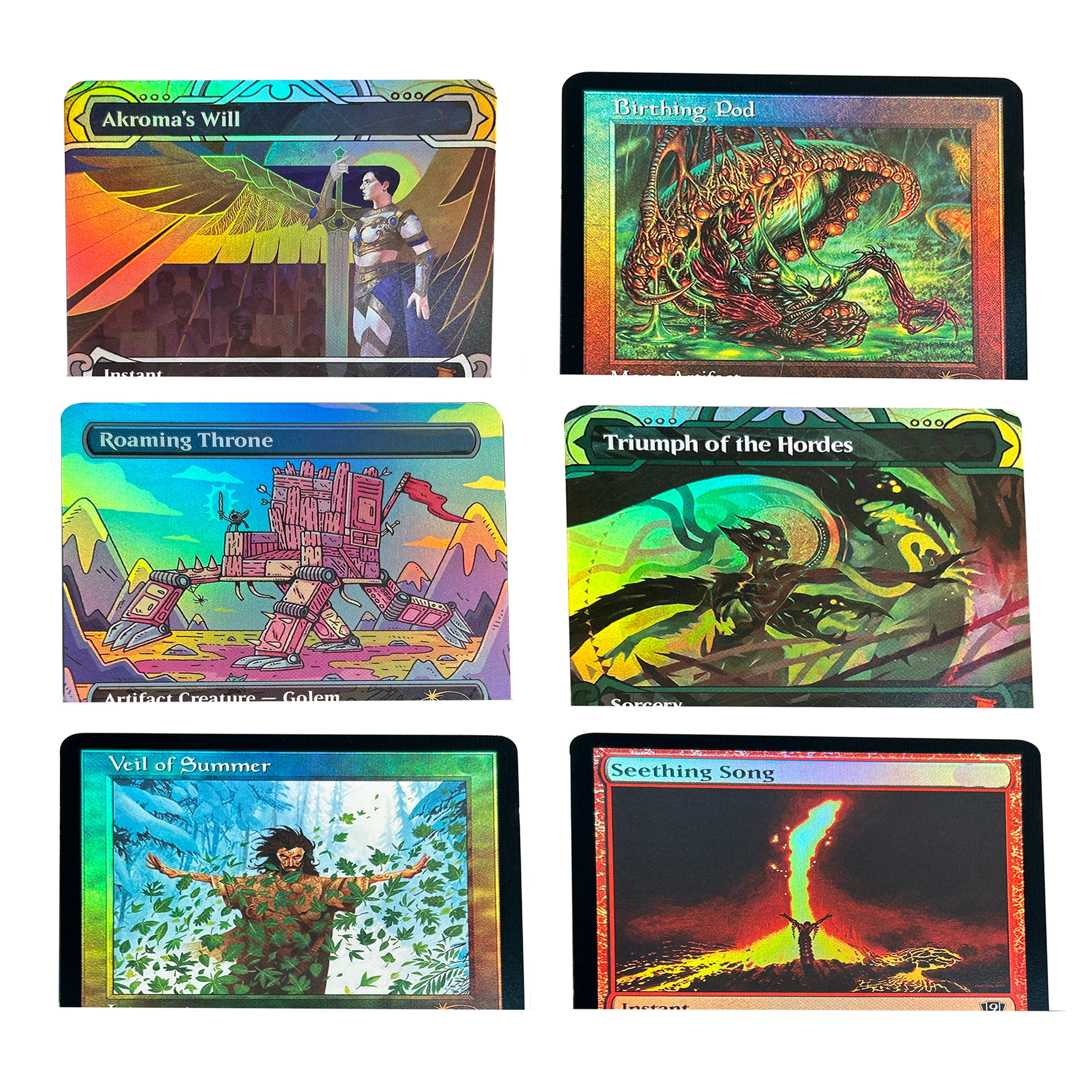 Foil Akroma's Will SOA Archangel of Thune Birthing Pod Roaming Throne Veil of Summer SLD Seething Song # Jeu de cartes TCG 216 cartes