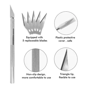 Bộ công cụ bọc phim xe hơi, Spatula Vinyl, cào cắt, xe cửa sổ màu sắc, phụ kiện xe hơi, gói công cụ, vắt 6 Doanh số không gian chính cho nhãn dán - 3