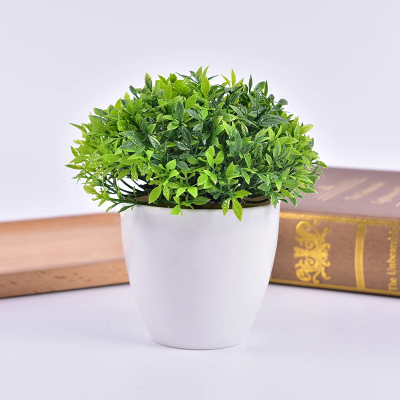 1pc Artificial Fake Plants Bonsai Small Tree Pot Plants With Pot Potted Ornaments For Home Decoration Hotel Garden Decor Bonsai