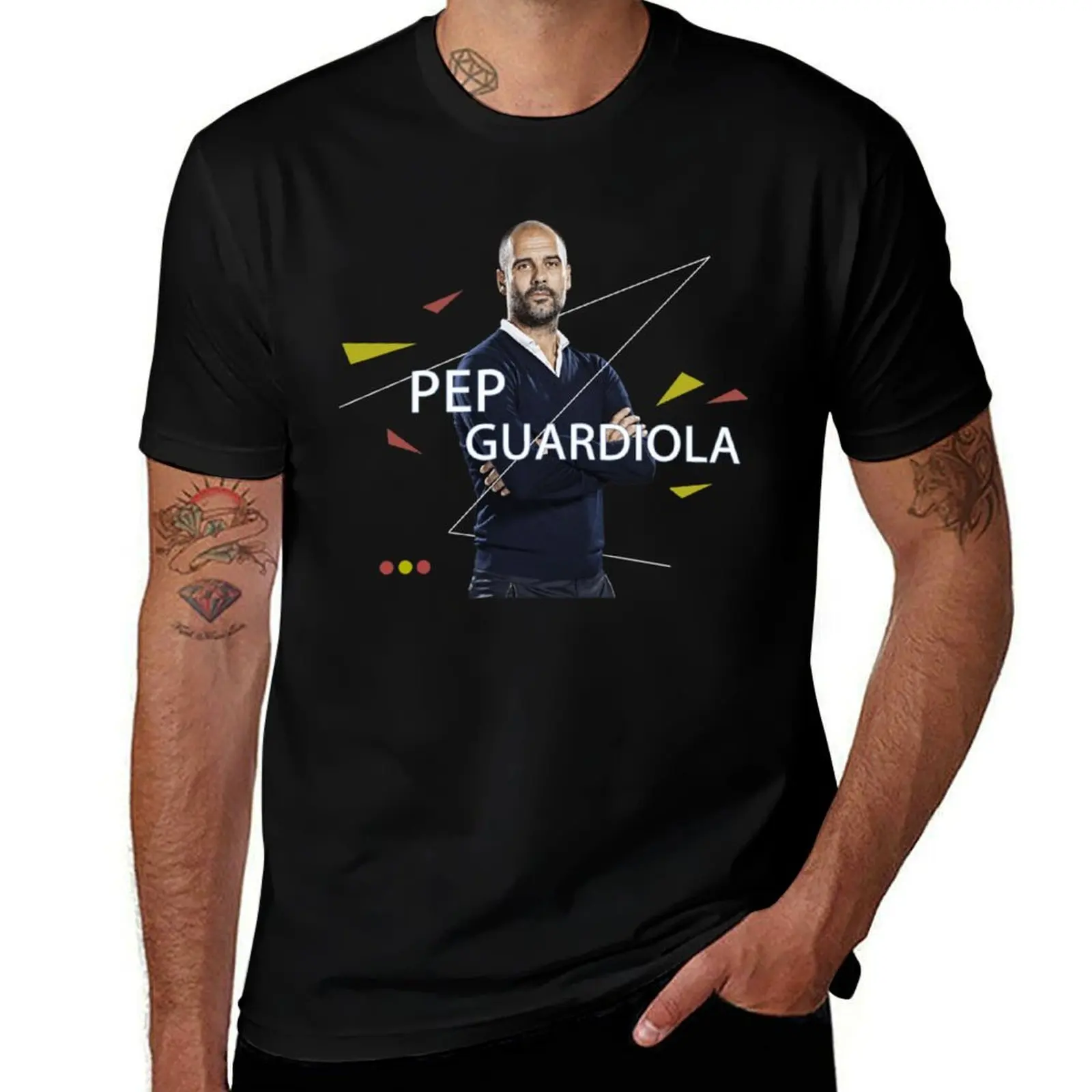 

Pep Guardiola Manchester City T-Shirt tees Man t-shirt plain mens graphic t-shirts hip hop