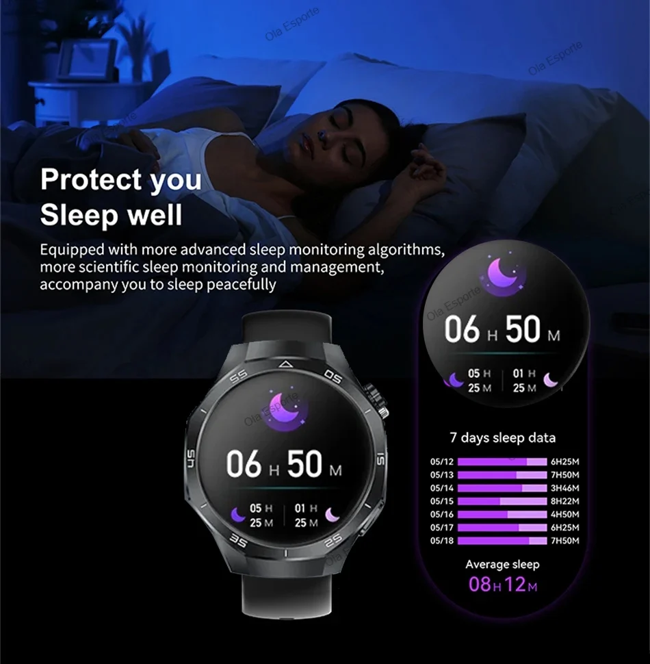 2026 New Smart Watch Men AMOLED HD Screen GPS Motion Trajectory Heart Rate Bluetooth Call SmartWatch Waterproof Android iOS Ht30