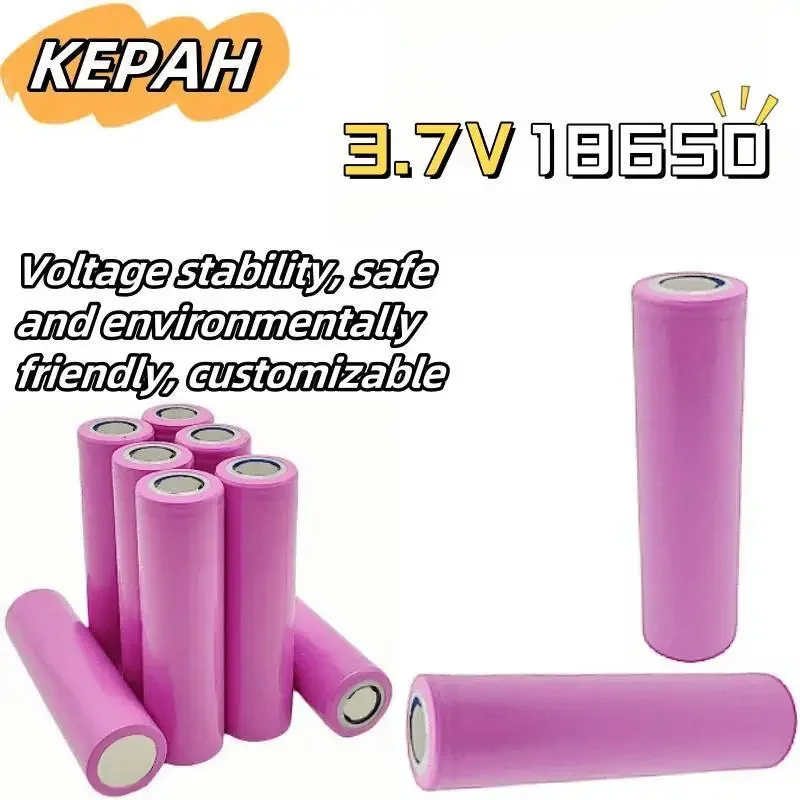 

New 18650 3.7V 2000mAh lithium-ion rechargeable battery with 5C power cell suitable for flashlights, electric vehicles, etc