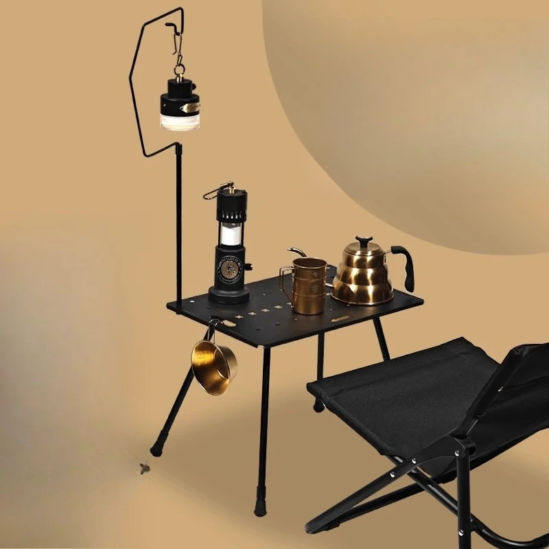 

Ultra thin and convenient tea table, outdoor coffee camping light rack, folding chair, travel equipment
