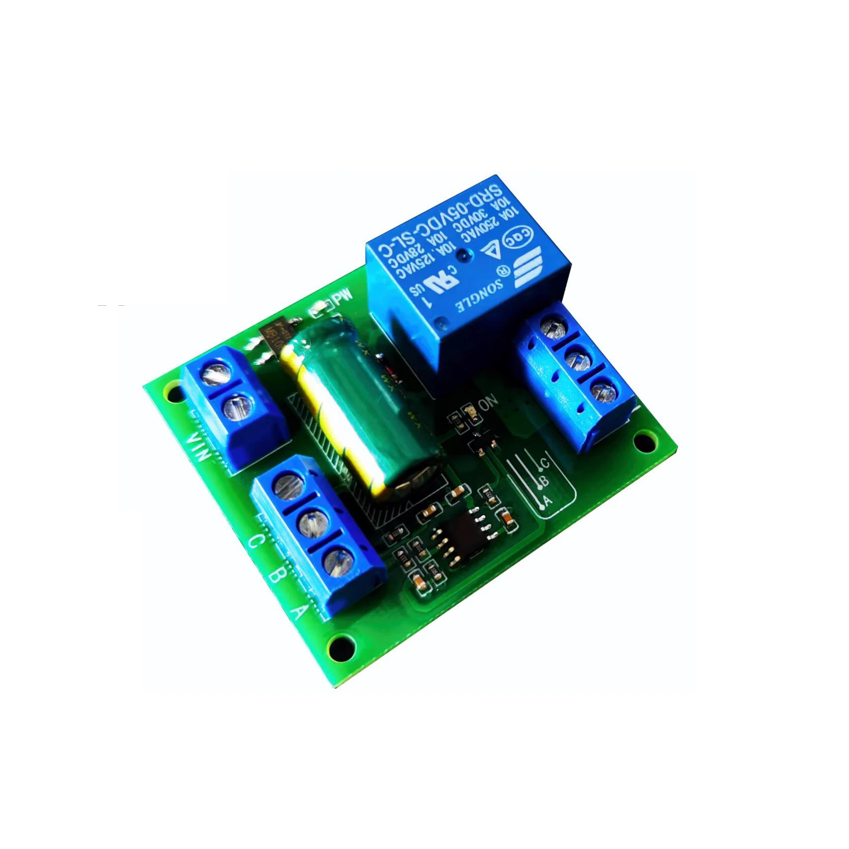 Imagem -04 - Controlador de Nível de Água Automático Interruptor do Sensor Líquido Válvula Solenóide Bomba de Motor Torre do Tanque de Água Placa de Controle de Piscina dc 5v 12v