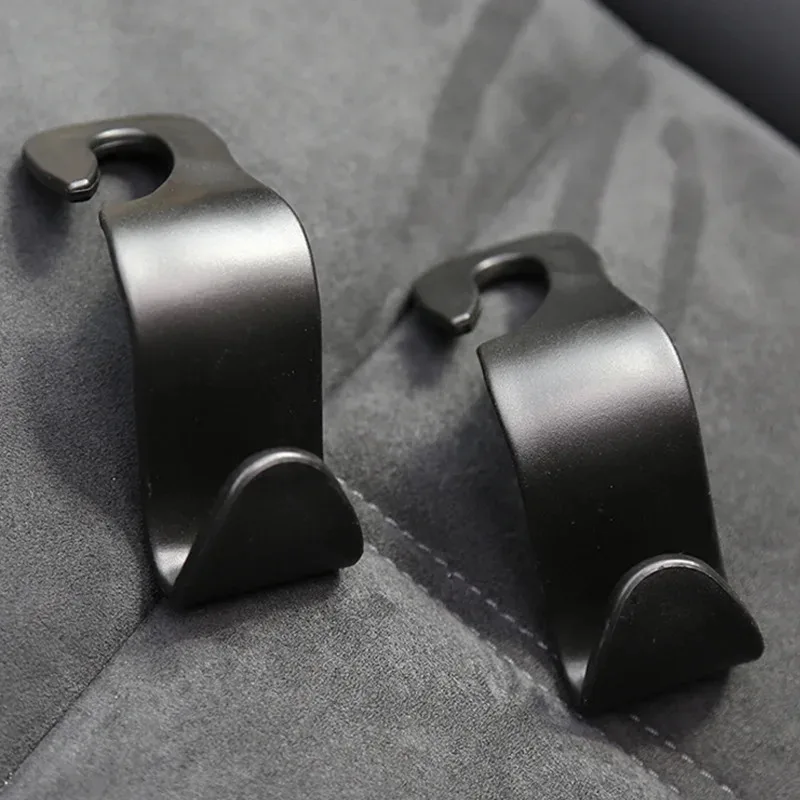 1/2/4/8pcs Car Seat Back Storage Hook Vehicle Headrest Organizer Hanger Storage Hook For Groceries Bag Handbag Car Purse Hanger