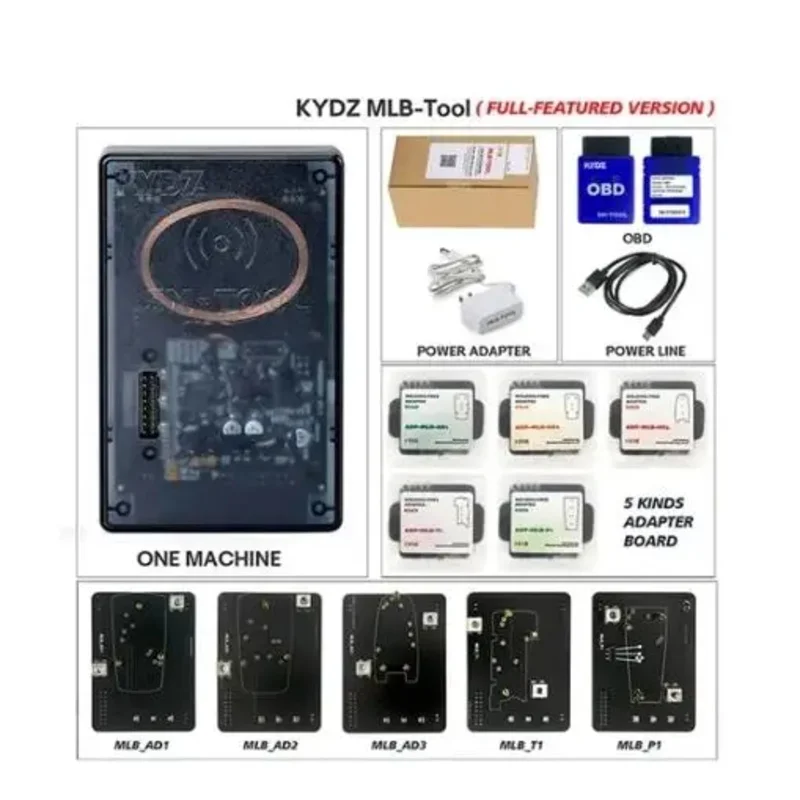

KYDZ MLB OBD Key Programmer for VW Audi Lamborghini Bentley Porsche Smart Remote Key Series Calculate Date and Generate Key
