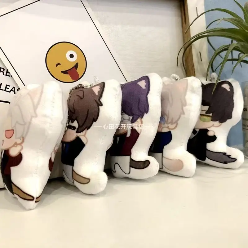 10 cm Mini Anime Love and Deepspace Anime Peluche Ciondolo Xavier Zayne Rafayel Ralayo Sylus Caleb Peluche Borsa Decor