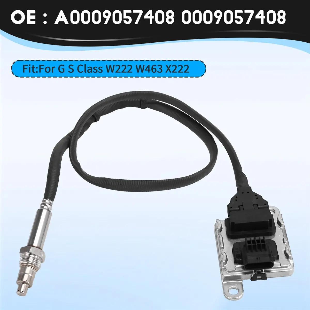 Super Sale A0009057408 New Nitrogen Oxygen NOx Sensor 12V for Mercedes-Benz G S Class W222 W463 X222 0009057408 A 000 905 74 08