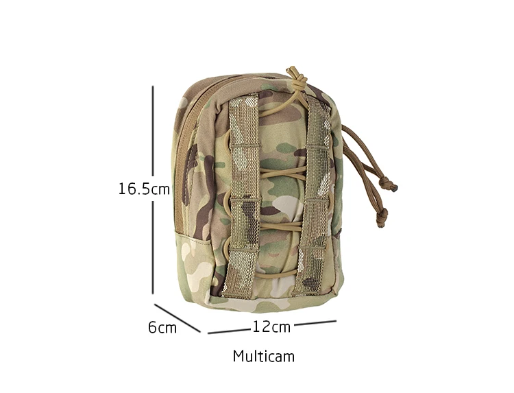 FS Vertical  Miscellaneous Bag Molle Mag Camouflage Outdoor Tactical Multi-purpose Sub Bag SFG Pouch