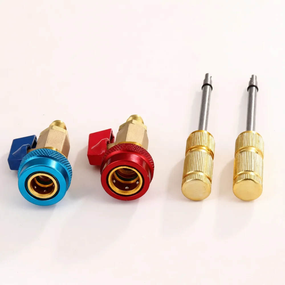 Car AC Valve Core Remover Tool R134a Air Conditioning Repair Kit Refrigerant System Maintenance Auto HVAC Accessory