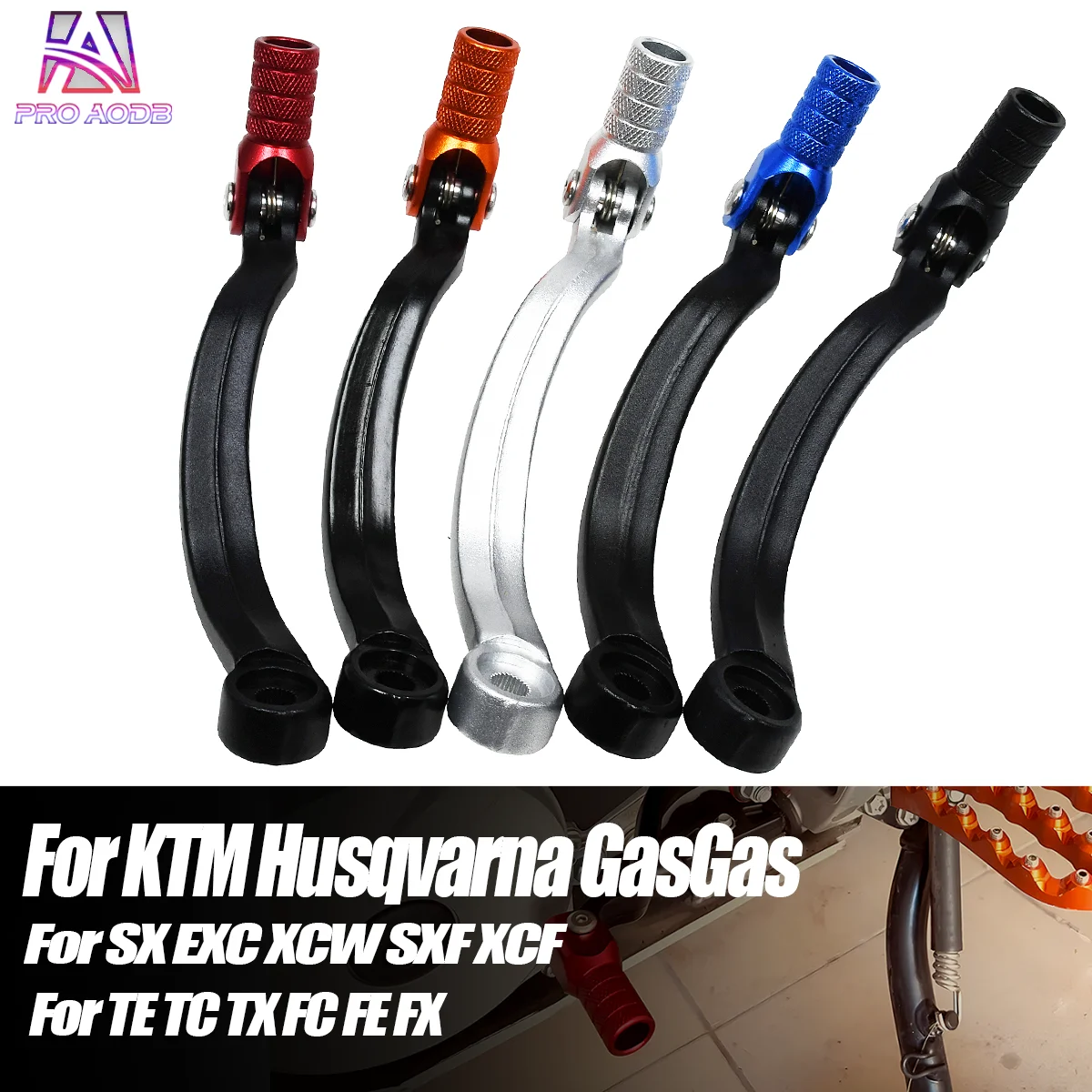 For KTM SX EXC TPI XC XC-W SX-F EXC-F XCF-W Husqvarna TE TC TX FX 125-500 CNC Gear Shift Lever Motocross Dirt Bike Parts