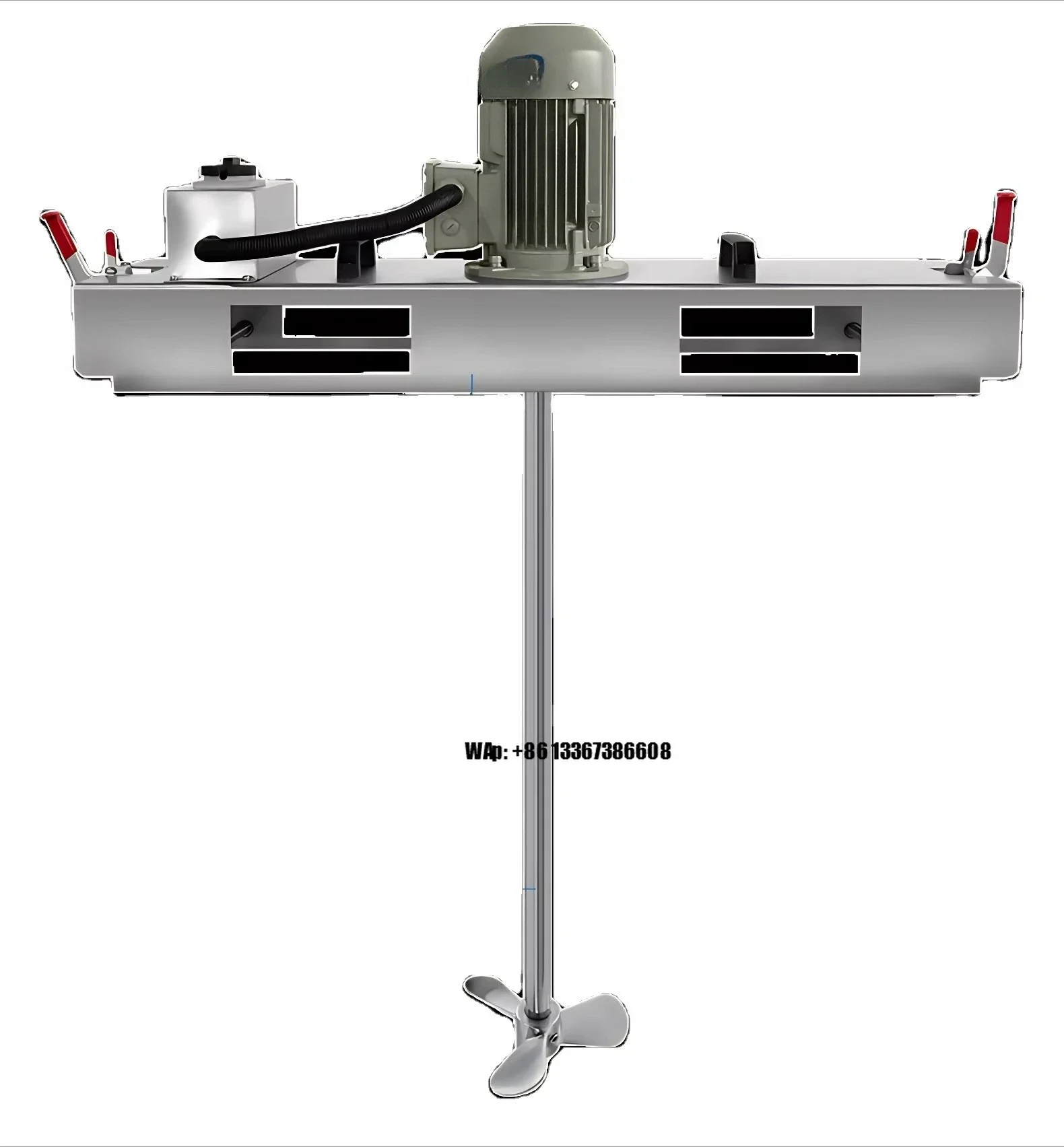 2.2kw  Tank  Agitator High-speed Dispersion 1000L Ton Bucket Electric Mixer Maximum Processing Viscosity 1000cps