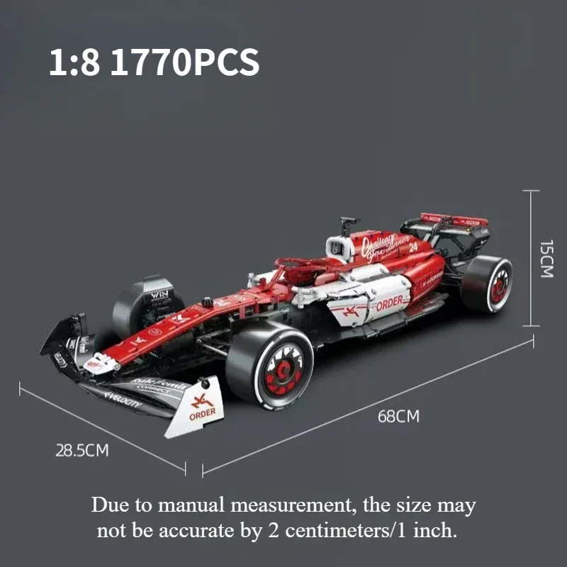 Static/RC Building Blocks Racing Classic Performance Building Block Supercar Models Kit DIY Toy Boy Super Car Christmas Kid Gift