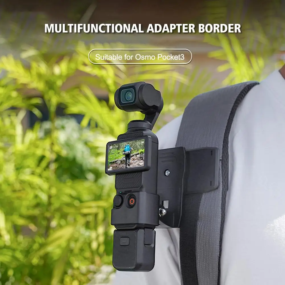 Adaptateur multifonction pour DJI OSMO POCKET 3, cadre extensible, protection contre les chutes, clips de sac à dos, accessoires de caméra d'action