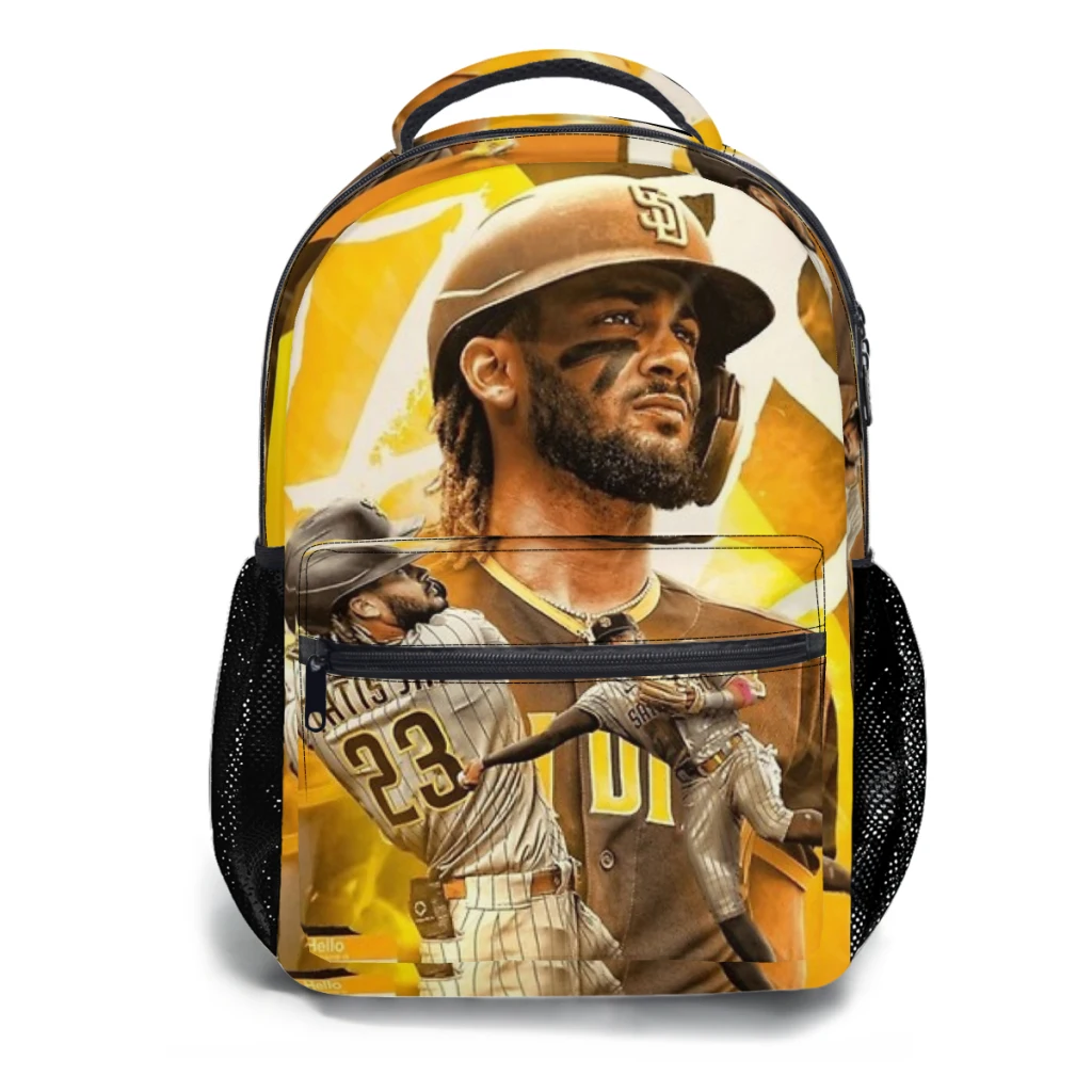 Fernando Tatís Jr For boys Large Capacity Student Backpack Cartoon School Backpack  17inch